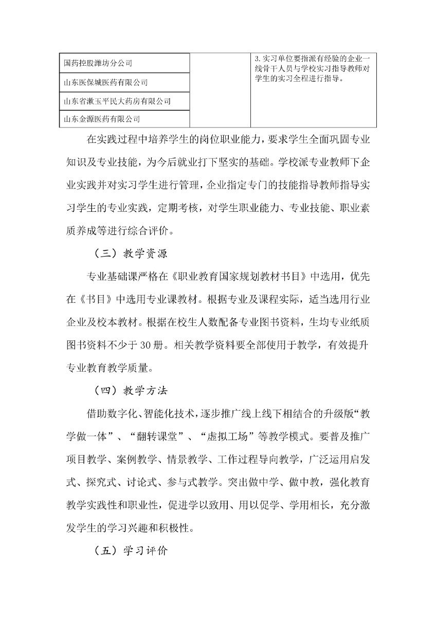 潍坊弘景中医药学校药剂专业人才培养方案_page-0013.jpg